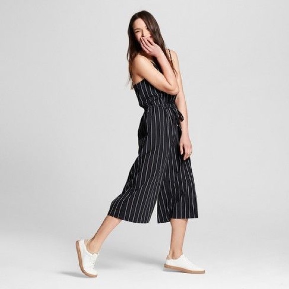 universal thread striped jumpsuit